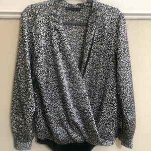 Abercrombie & Fitch floral bodysuit blouse